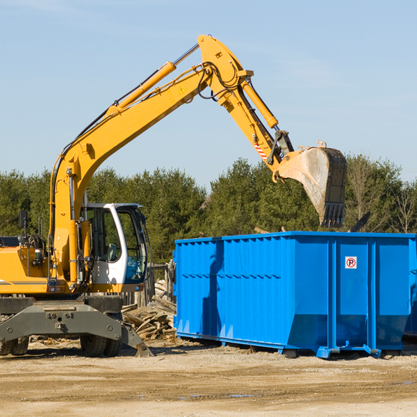 what happens if the residential dumpster is damaged or stolen during rental in Paw Paw Lake